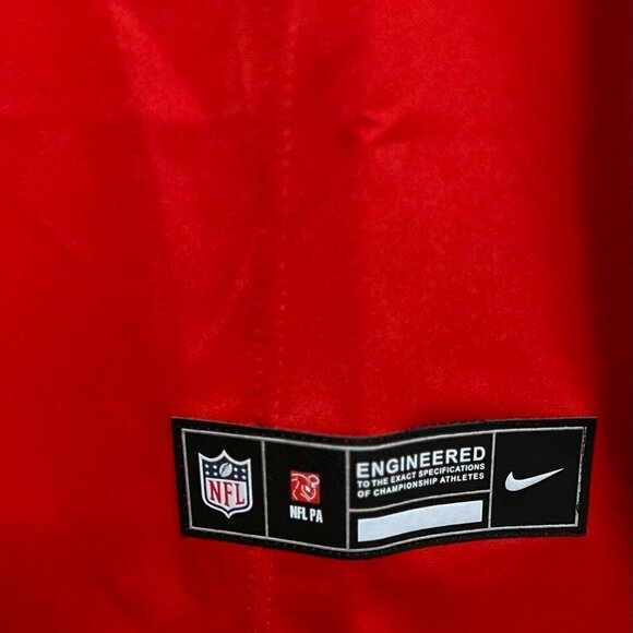 Travis Kelce #87 Kansas City Chiefs Red Nike Vapor NFL Large Jersey - Picture 5 of 8